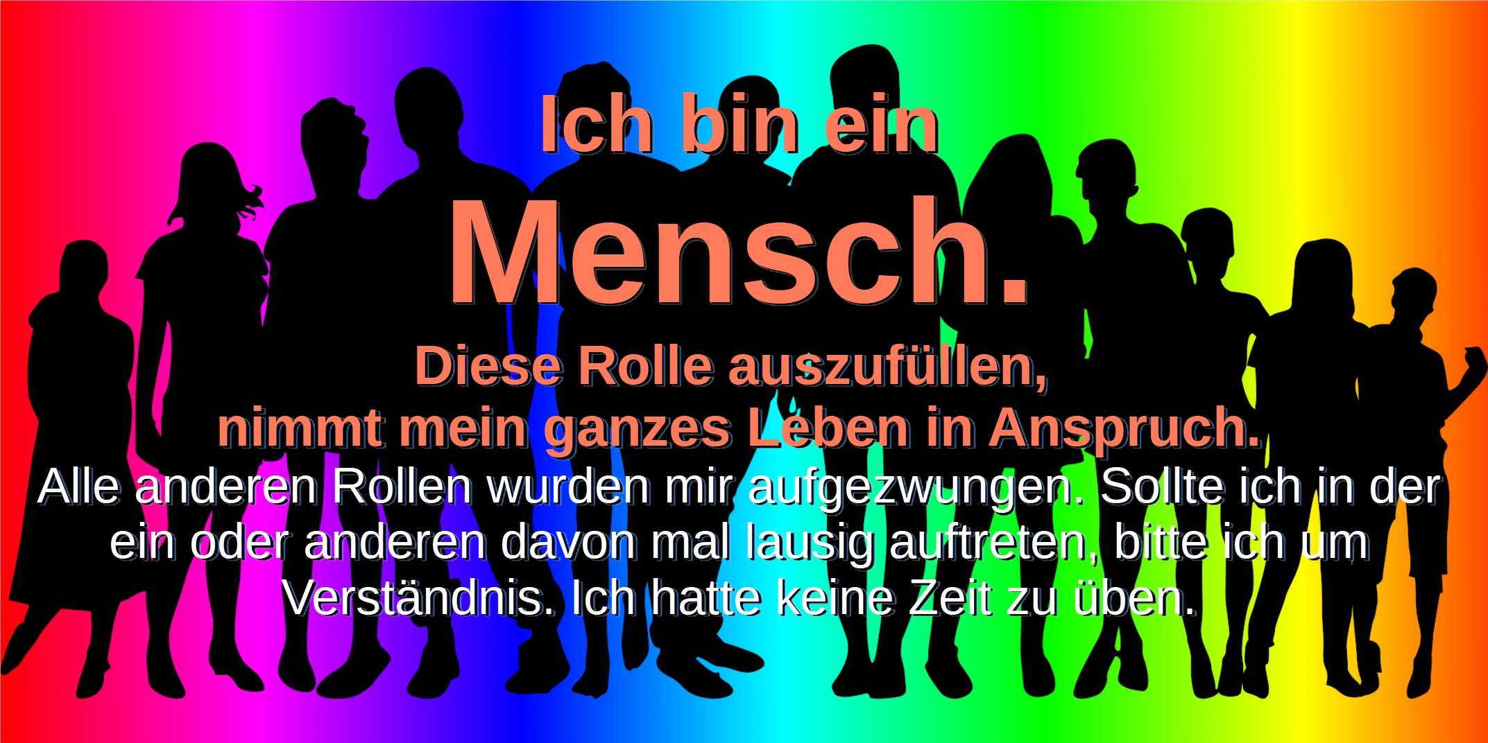 Ich bin ein Mensch